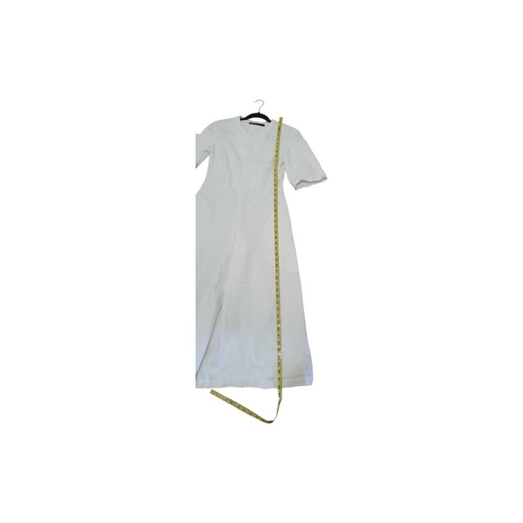 MEG ROUND POCKET JUMPSUIT WHITE Size S - Picture 11 of 14